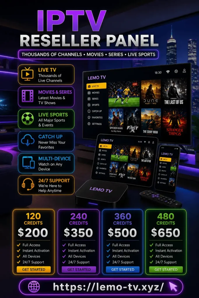 iptv reseller panel