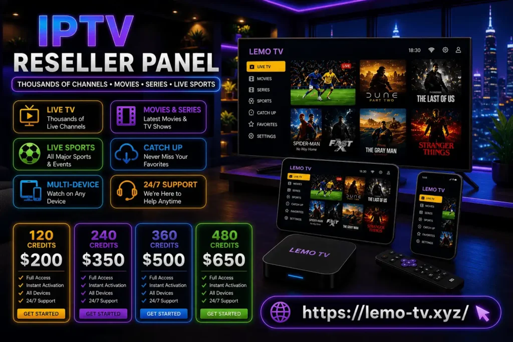 iptv reseller panel